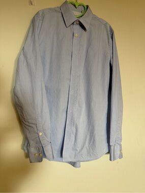 Tiger of Sweden Light Blue Micro-Check Dress Shirt